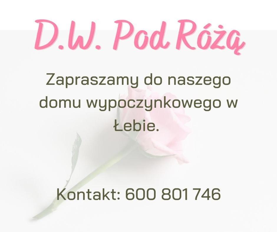 Pod Roza Bed and Breakfast Łeba Εξωτερικό φωτογραφία